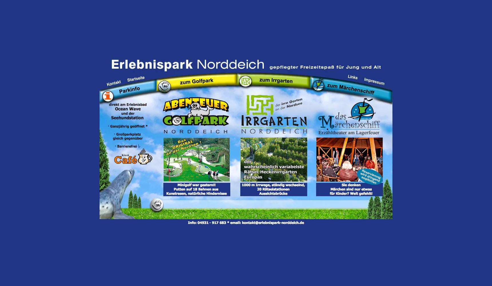 Abenteuer Golfpark, Märchenschiff und Rätsel-Irrgarten auf und rund um Groot Plaats