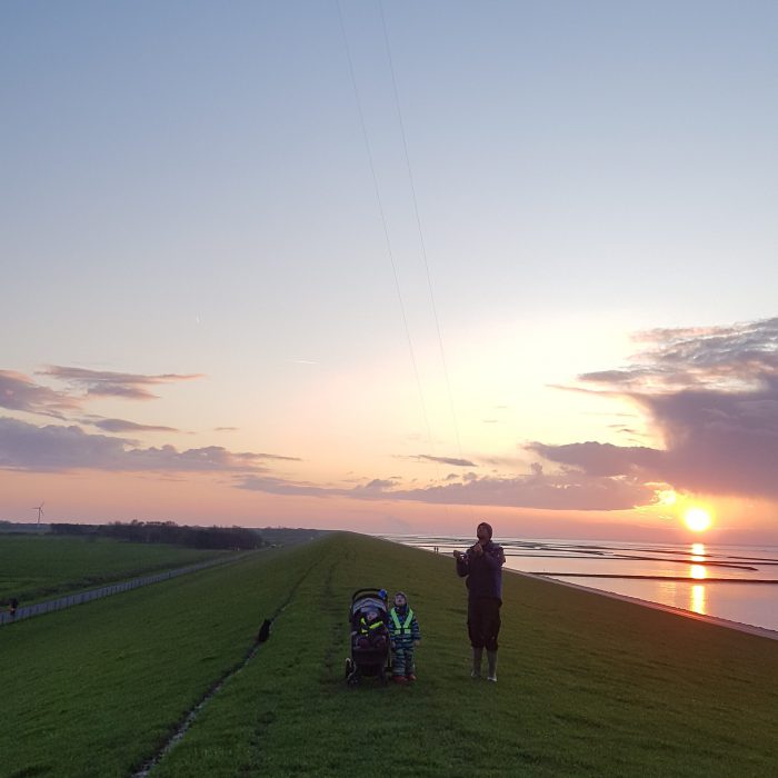 Drachensteigen im Nordseeurlaub