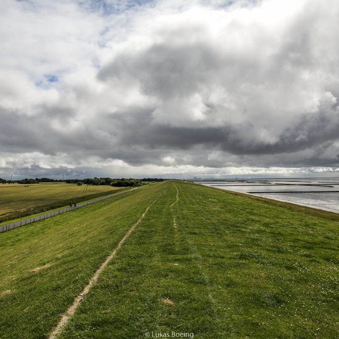 Deich im Nordseeurlaub Norden/Norddeich